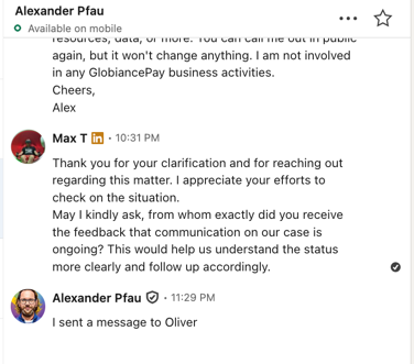 Dialog with Alexander Pfau part 2