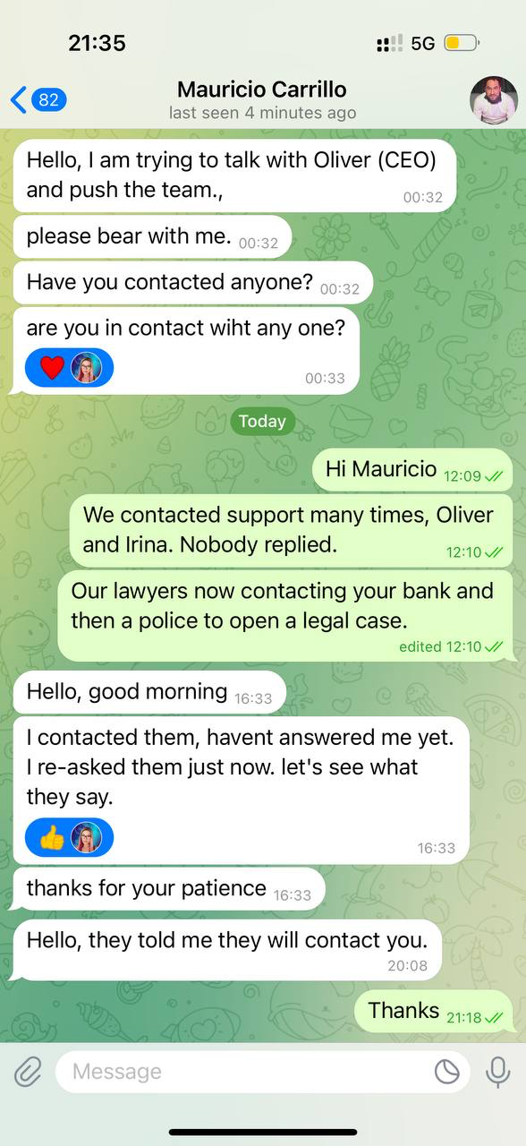 Chat with Mauricio Carrillo