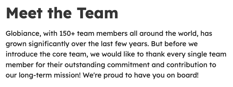 150 team members fragment