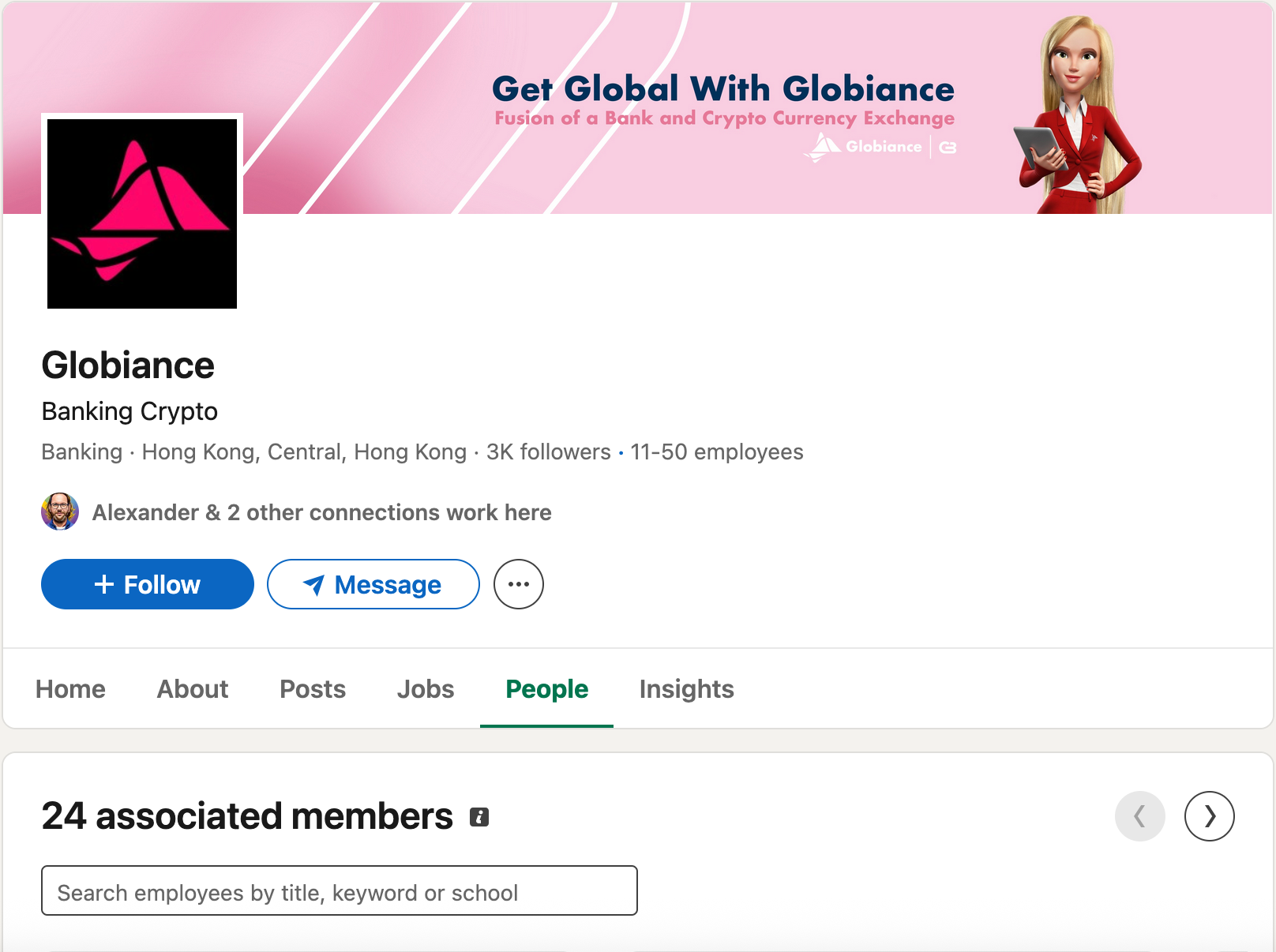 LinkedIn Globiance 24